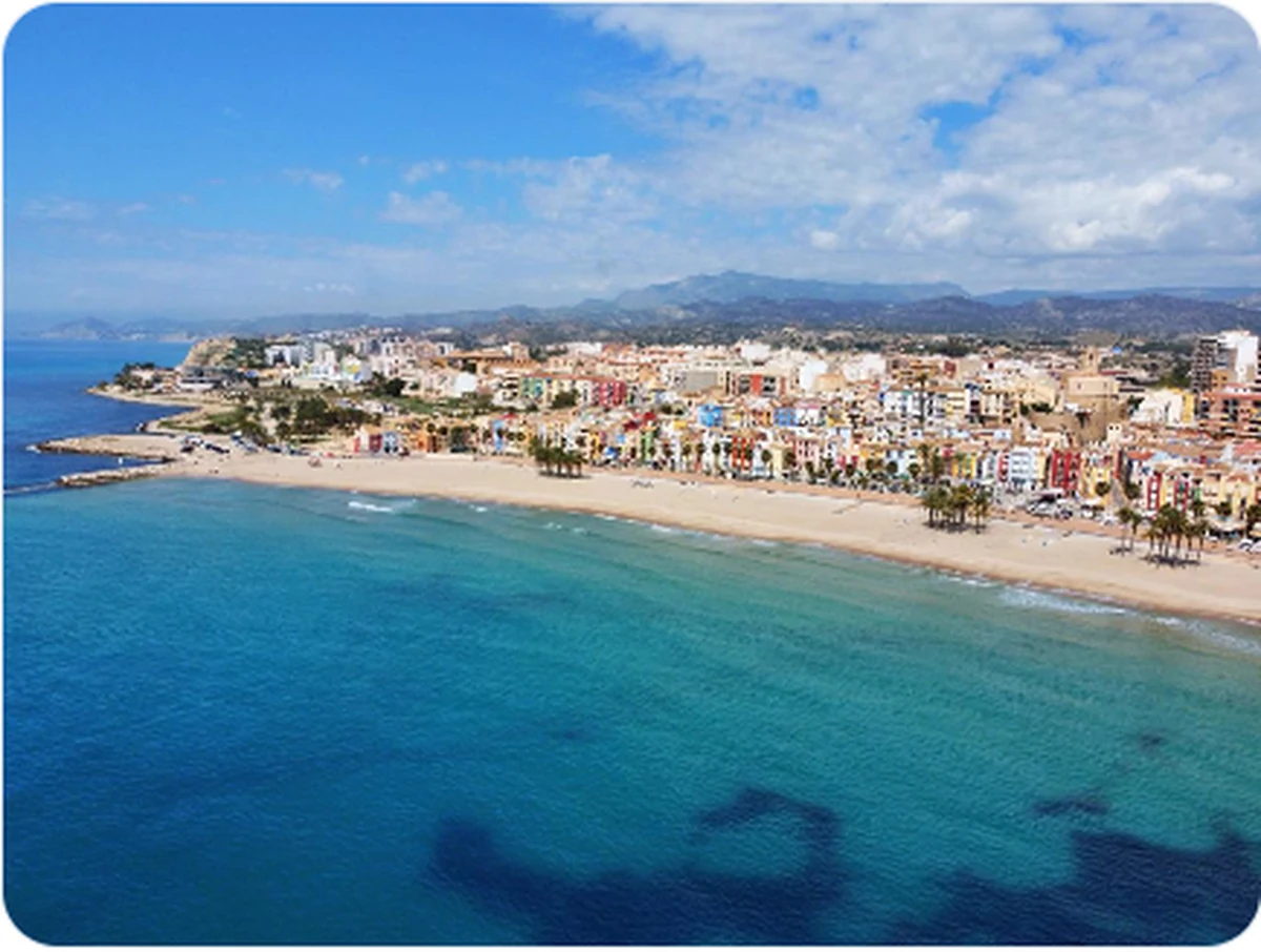Villajoyosa Costa Blanca colourful old town